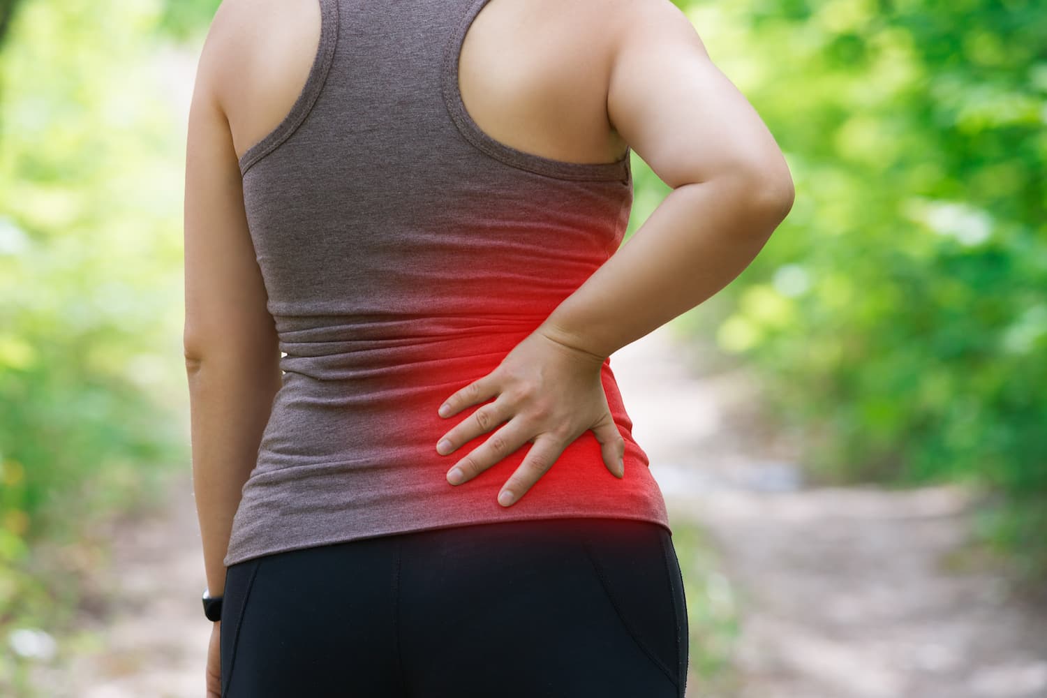 Sciatica treatment editorial illustration