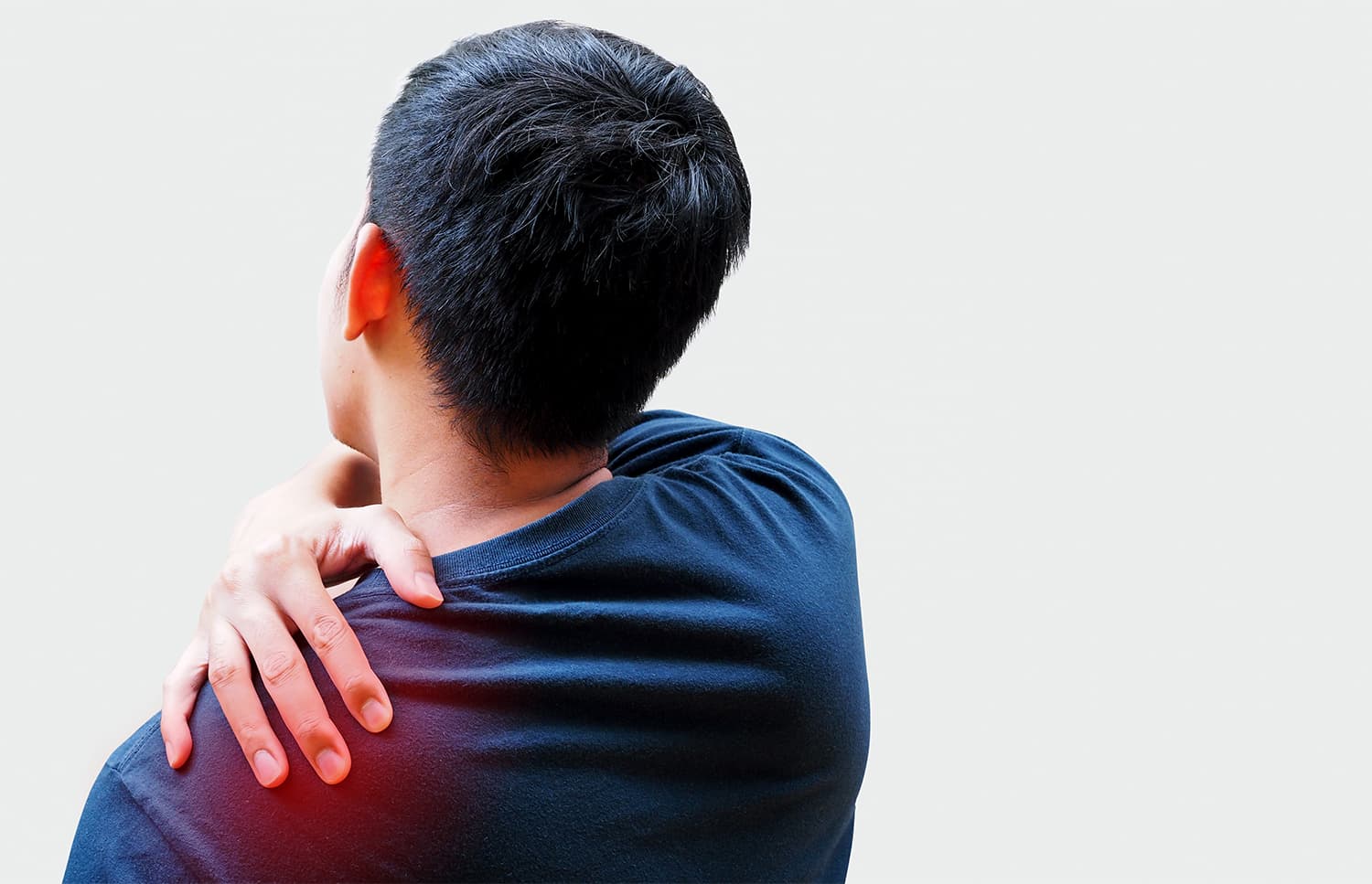 Shoulder Pain treatment editorial illustration
